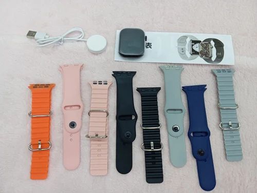 LaxasFit Series 10 Smart Watch (45MM) – 2.01” Big Infinite Display, 8-in-1 Strap Set, Fitness & Sports Tracker, Wireless Charging, Bluetooth Smartwatch ⌚📱🏃‍♂️. 