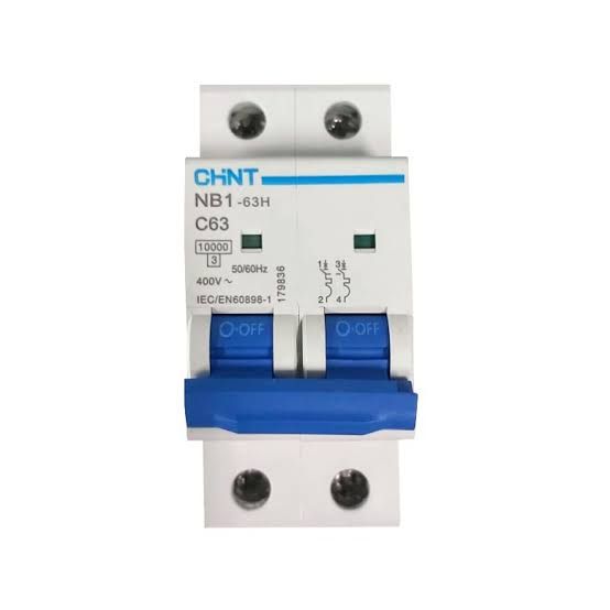 CHINT orginal premium quality MCB DP 2P miniature circuit breaker 16A to 63A same price. 