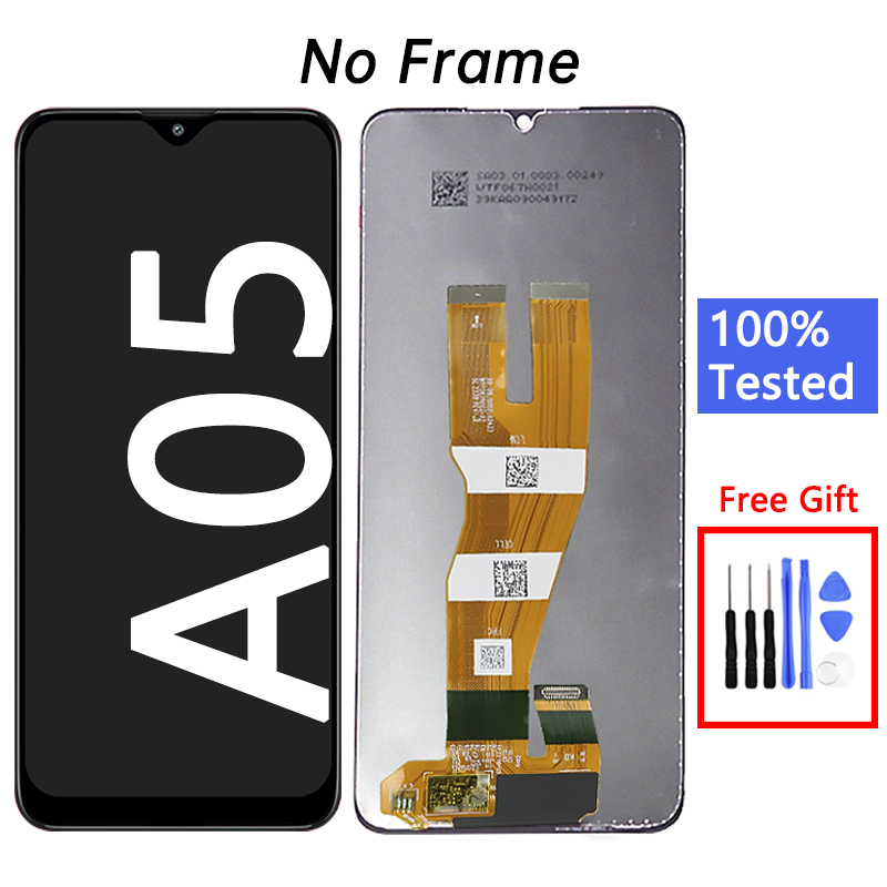 for Galaxy A05 screen replacement Original Pantalla for Samsung a05 display Mobile phone lcds for Samsung A05 A055f a055m lcd. 