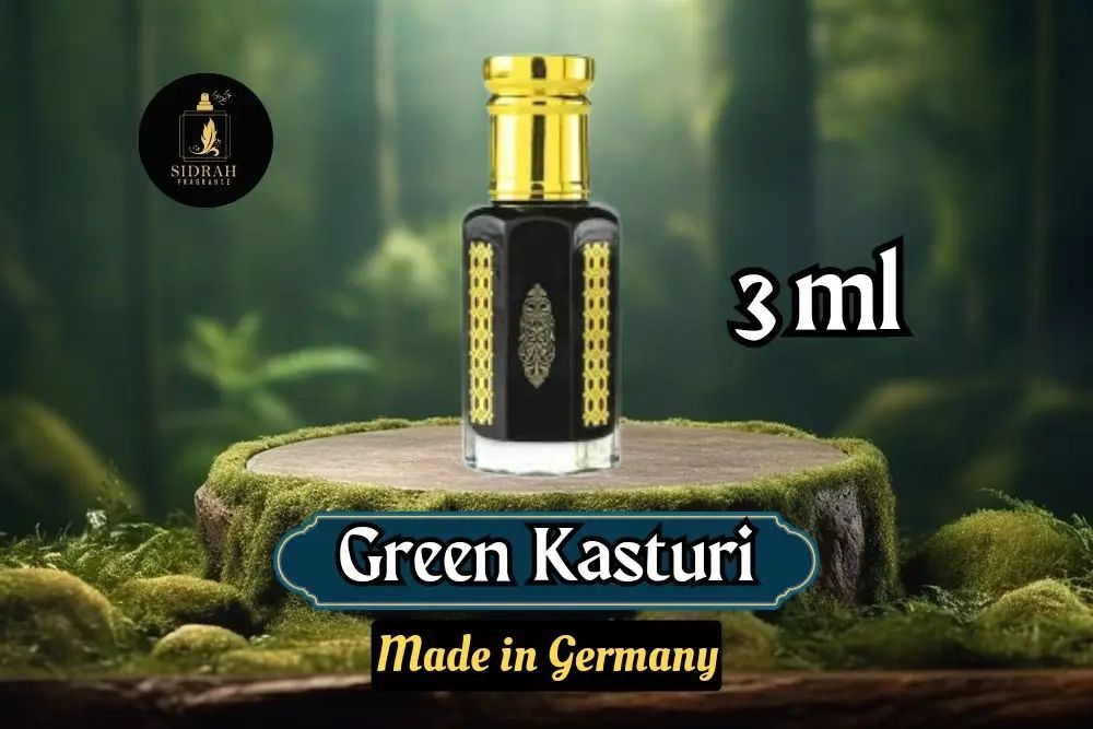 Green Kasturi- Made In Germany- Premium Traditional Attar- 3ML| 6 ML|12 ML