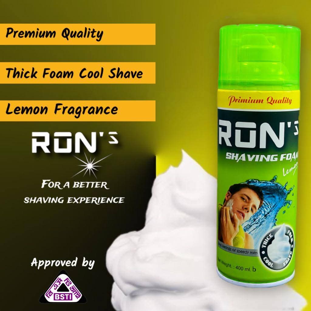 Ron's Lemon Shaving Foam 400 ml | Girlez