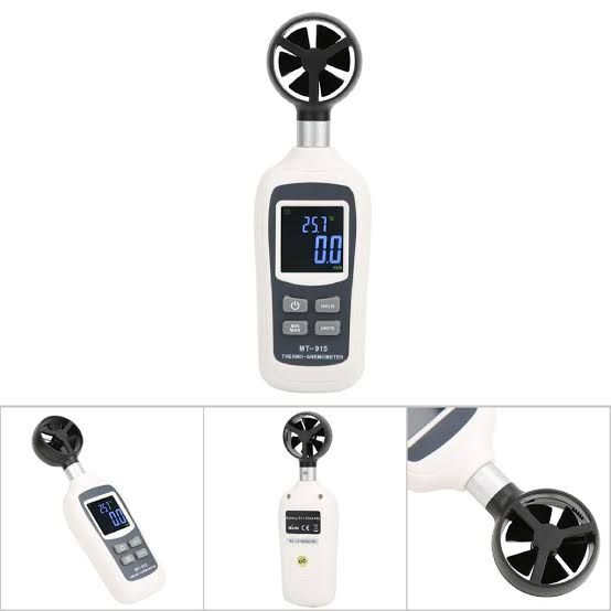 Flus Handheld Digital Mini Anemometer MT-915 Thermo-Anemometer. 