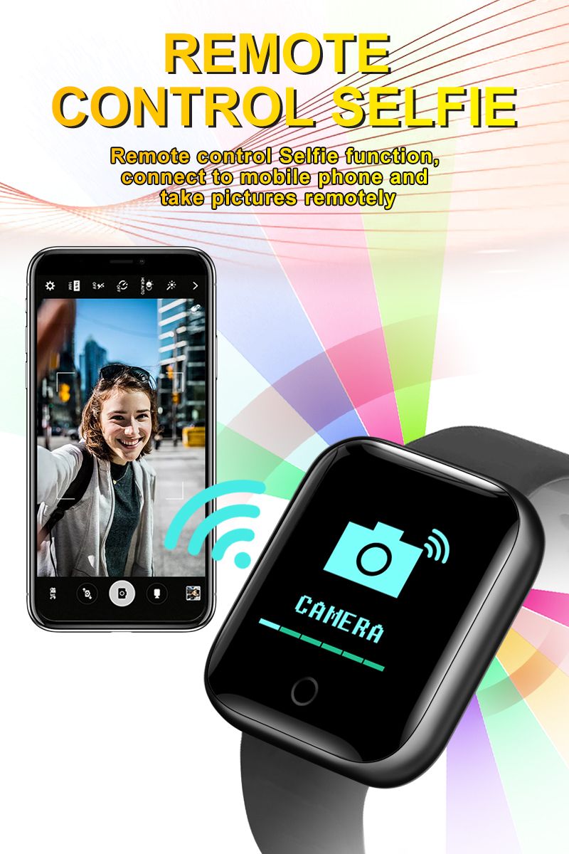 D20/Y68/116 plus Smart Wristband Multi Function Movement Step Bluetooth Connected Smart Watch For Men And Women Suitable For And Android 4.1. 