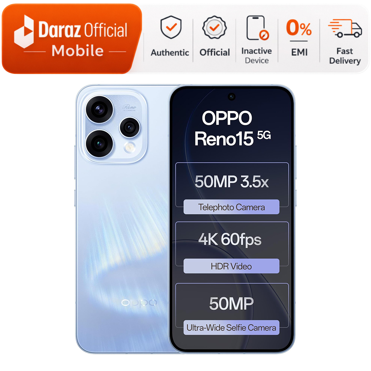 OPPO Reno 15F 5G 8GB/256GB | Official