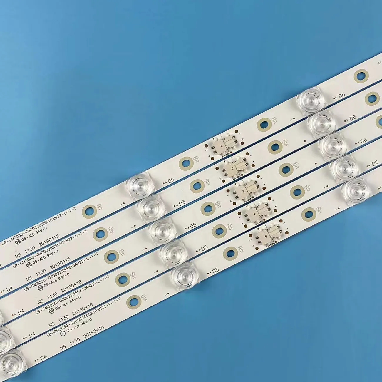 LED Backlight strip 10 lamp For PHILIPS 55"TV 55pus7304 55pus6704 55PUS7394 55PUS7504 LB-GM3030-GJ0D22555X10AN22-R-1-H L T. 