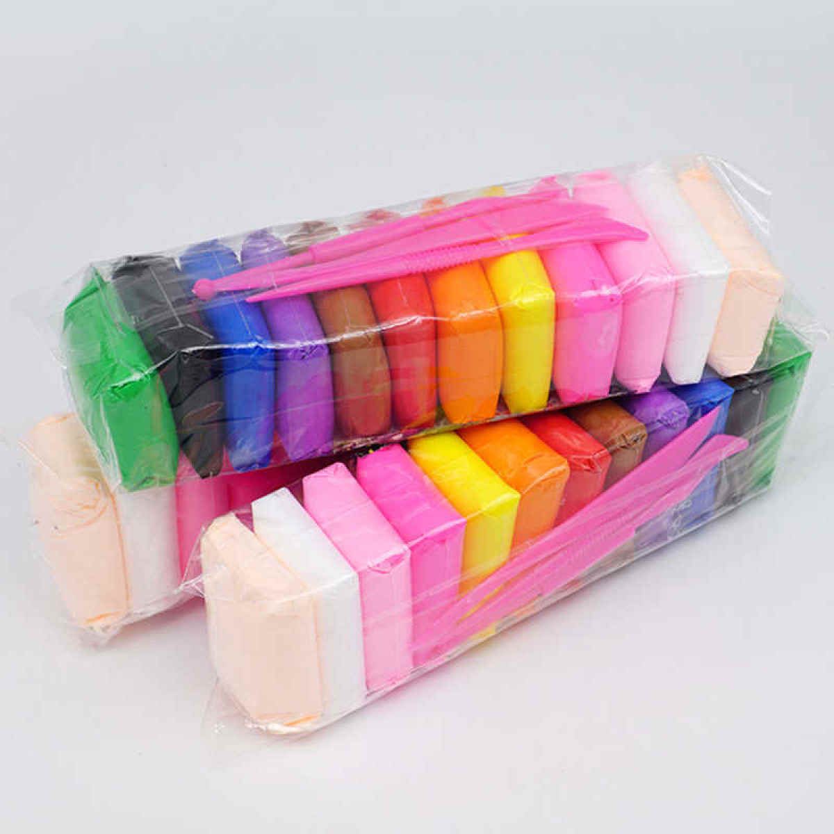 12 Colors Soft Super Light Clay Modeling Air Dry Clay For DIY Handmade Toys for kids