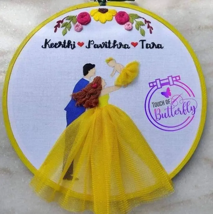 Embroidery Couple Hoop