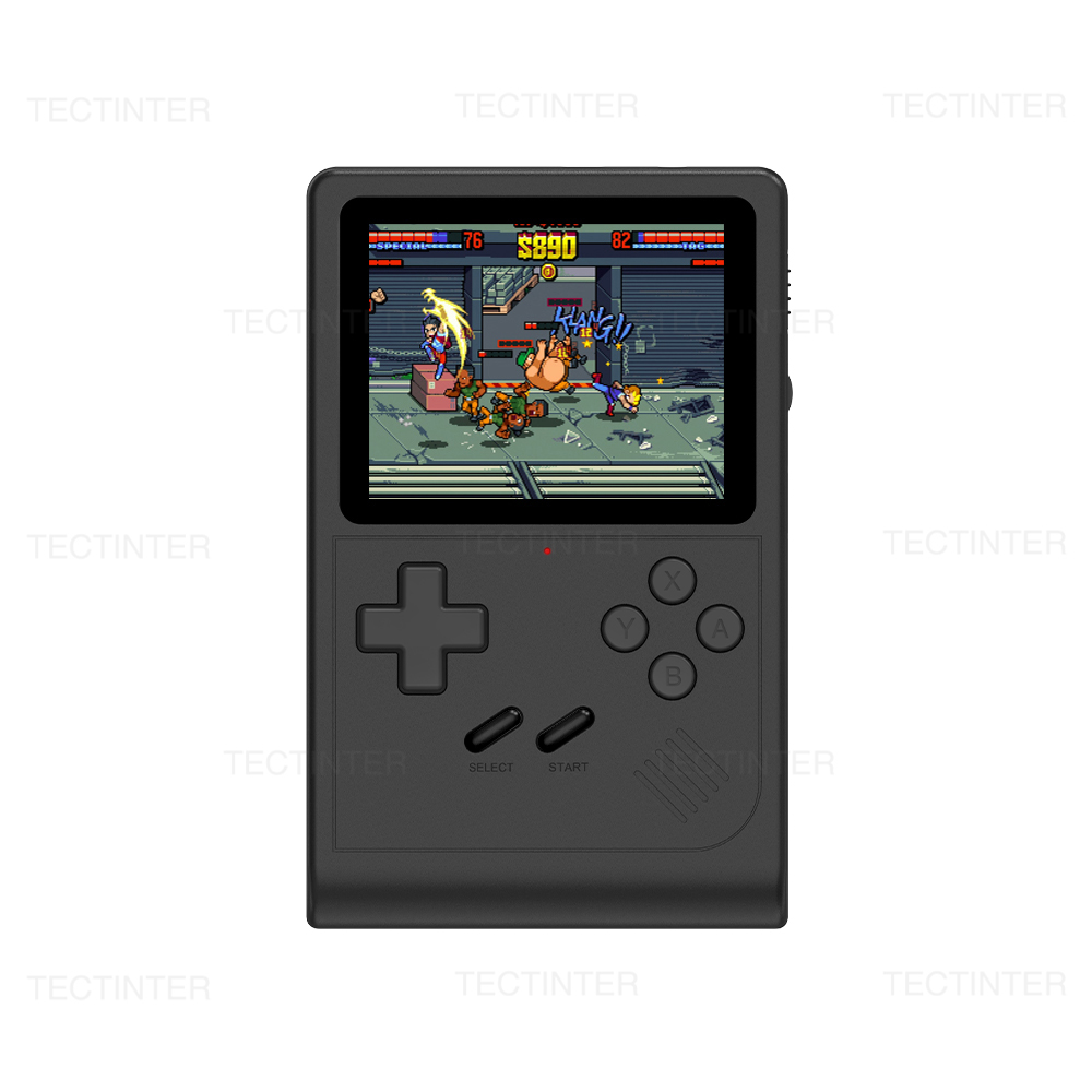 GB300 Portable Handheld Game Player 3.0 inch Screen TV Video Game Console AV Output Retro Game Console Built-in 8G 6000+ Games. 