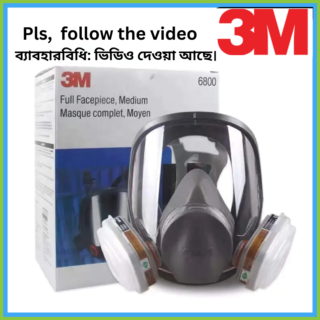 3M™ Full Facepiece Reusable Respirator 6800, Respiratory Protection,. 