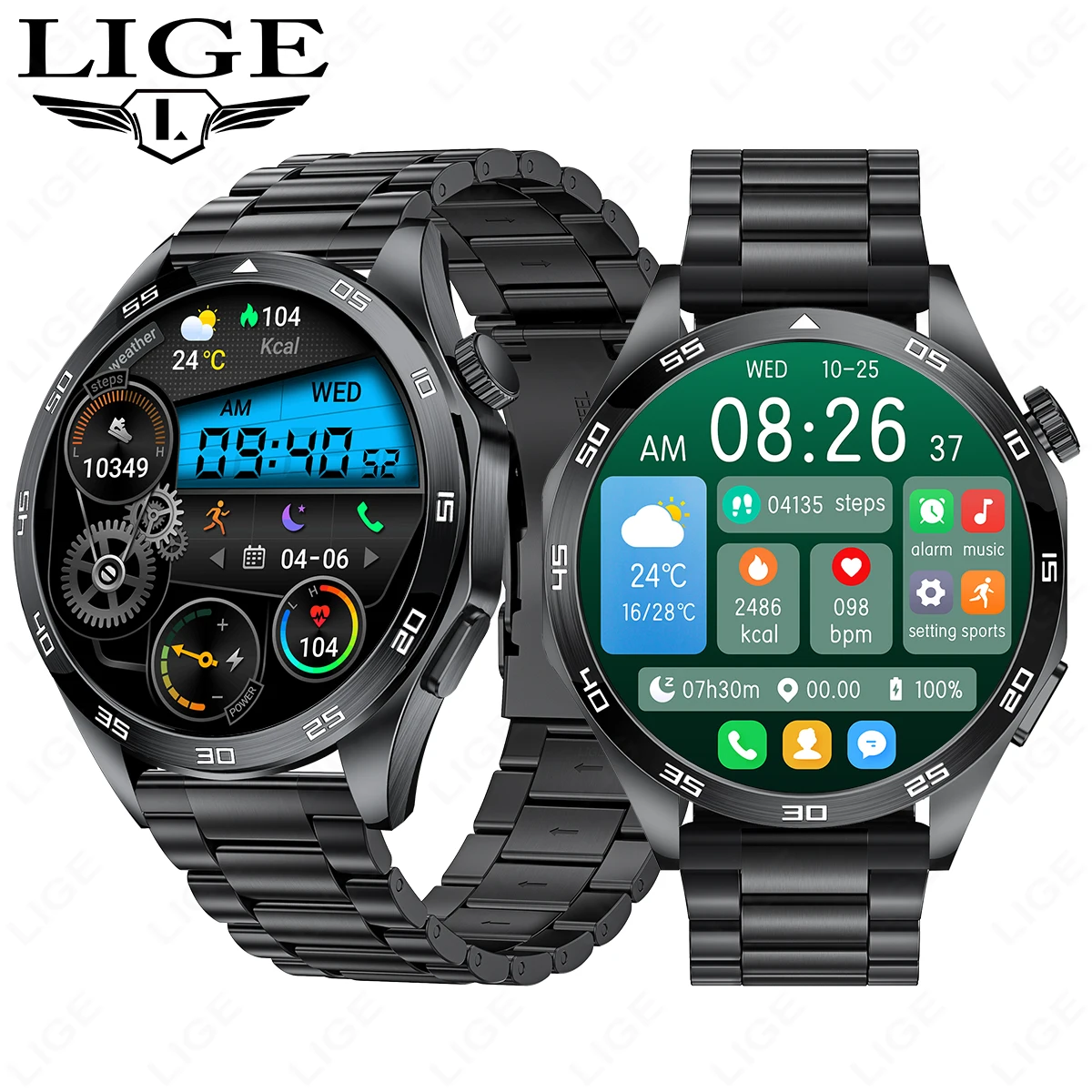 2026 New For Smart Watch Men Woman Watch 4 Pro+ 1.50 Inch HD Screen Bluetooth Call ECG Heart Rate Health Monitoring Smartwatch