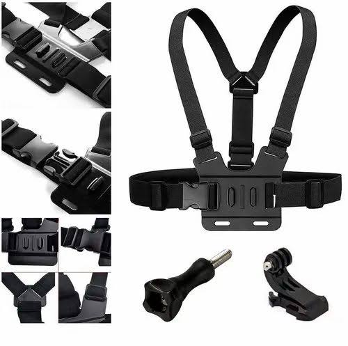 Pell King Mobile Phone Chest Mount Harness for Action Camera POV & Vlogging | Adjustable, Stable & Quick Release.. 