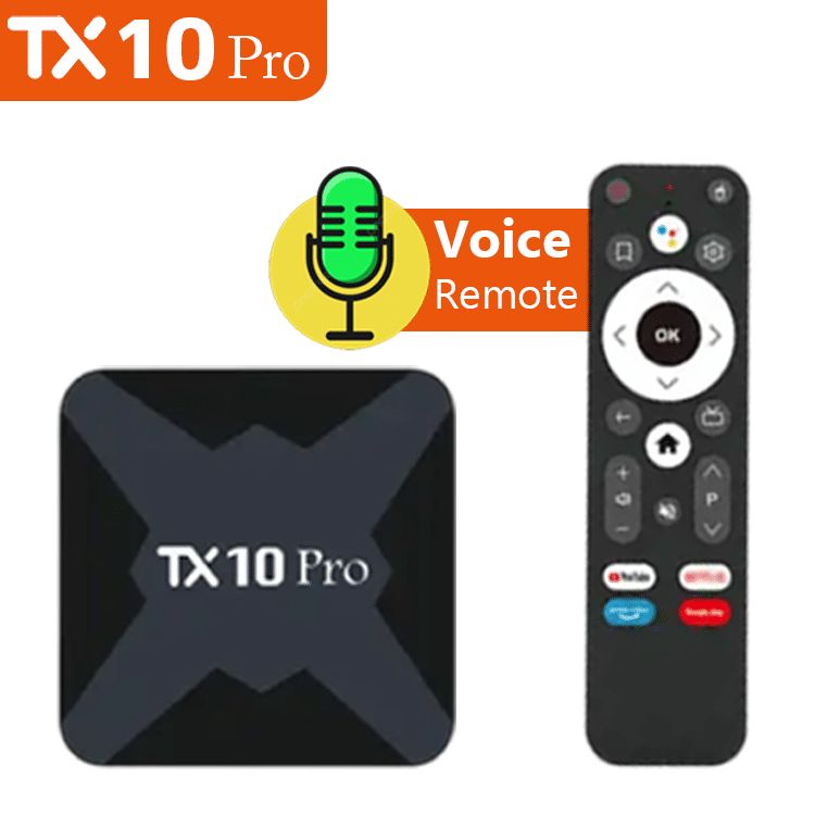Tx10 Pro8K Android TV Box

Toffee, Live Sports App,

IPTV: 2000+ Free TV Channel

YouTube, Voice Remote

RAM: 2GB ROM: 8GB

Display Resulation: 8K

OS: Android: 13