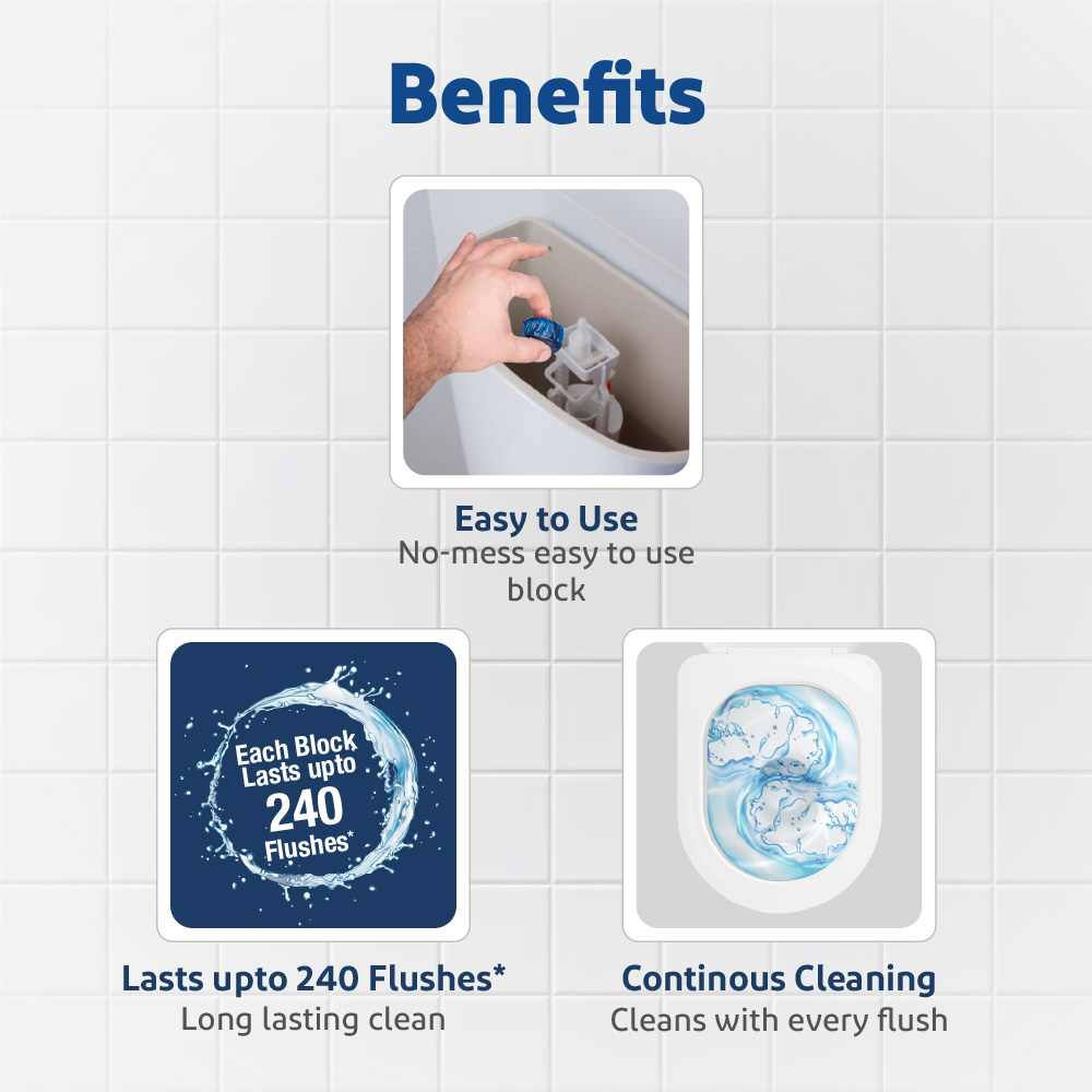 Harpic Flushmatic In-Cistern Toilet Cleaner Twin Pack 100 gm. 