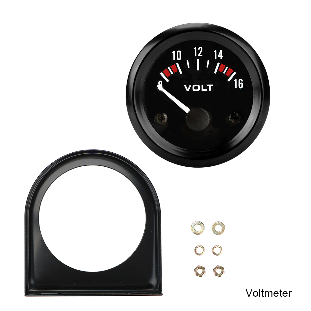 12V Universal Car Gauges Voltmeter Water Temperature Meters Speedometer ...