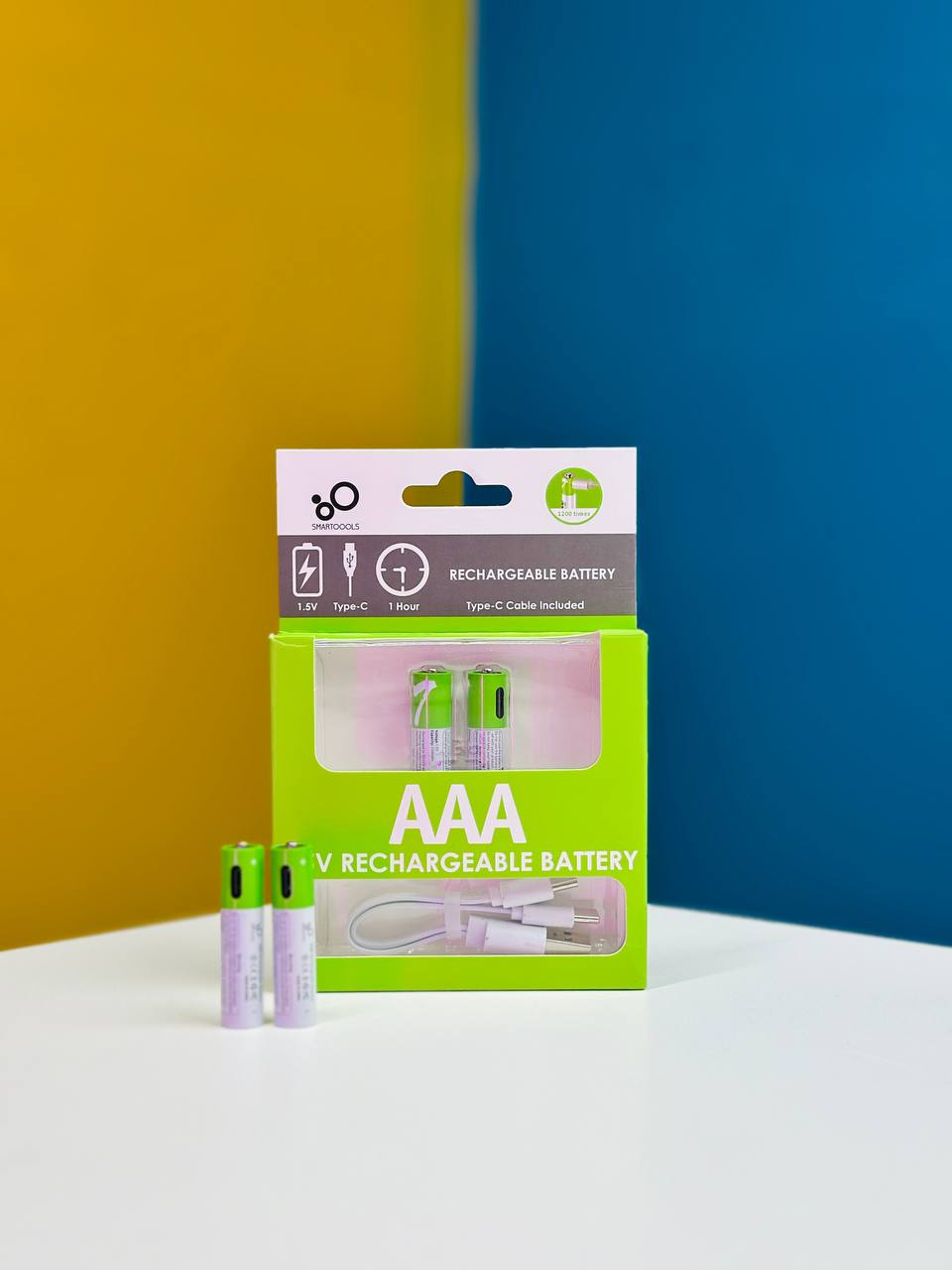 SmarToools RB40 AAA 1.5V 750 mWh Rechargeable Battery (4/2 Pcs Set). 