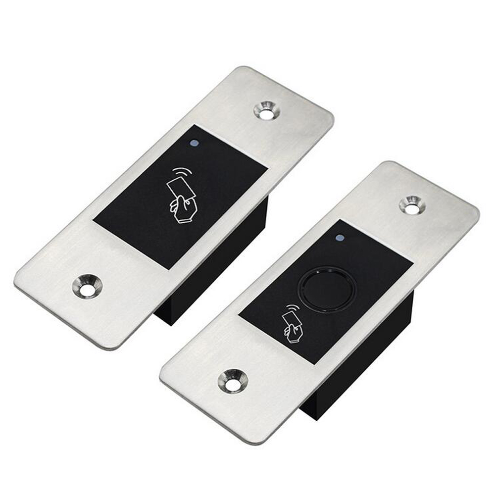 lP66 Waterproof Metal Embedded Access Control Machine RFID 125KHZ Induction Fingerprint Access Control All-in Machine. 