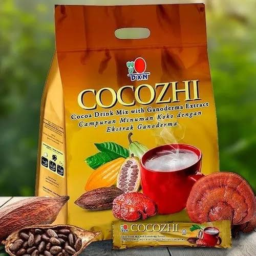 Dxn Cocozhi | Cocoa Drink mix with genoderma extract 500gm (20packx25gm). 