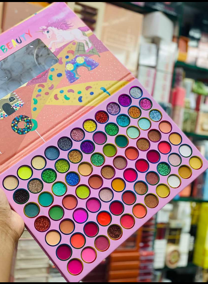 BILLIE Beauty 77 Color Eyeshadow Palette Matte Eyeshadow Glittery Eyeshadow Shimmer Eyeshadow Colorful Eyeshadow