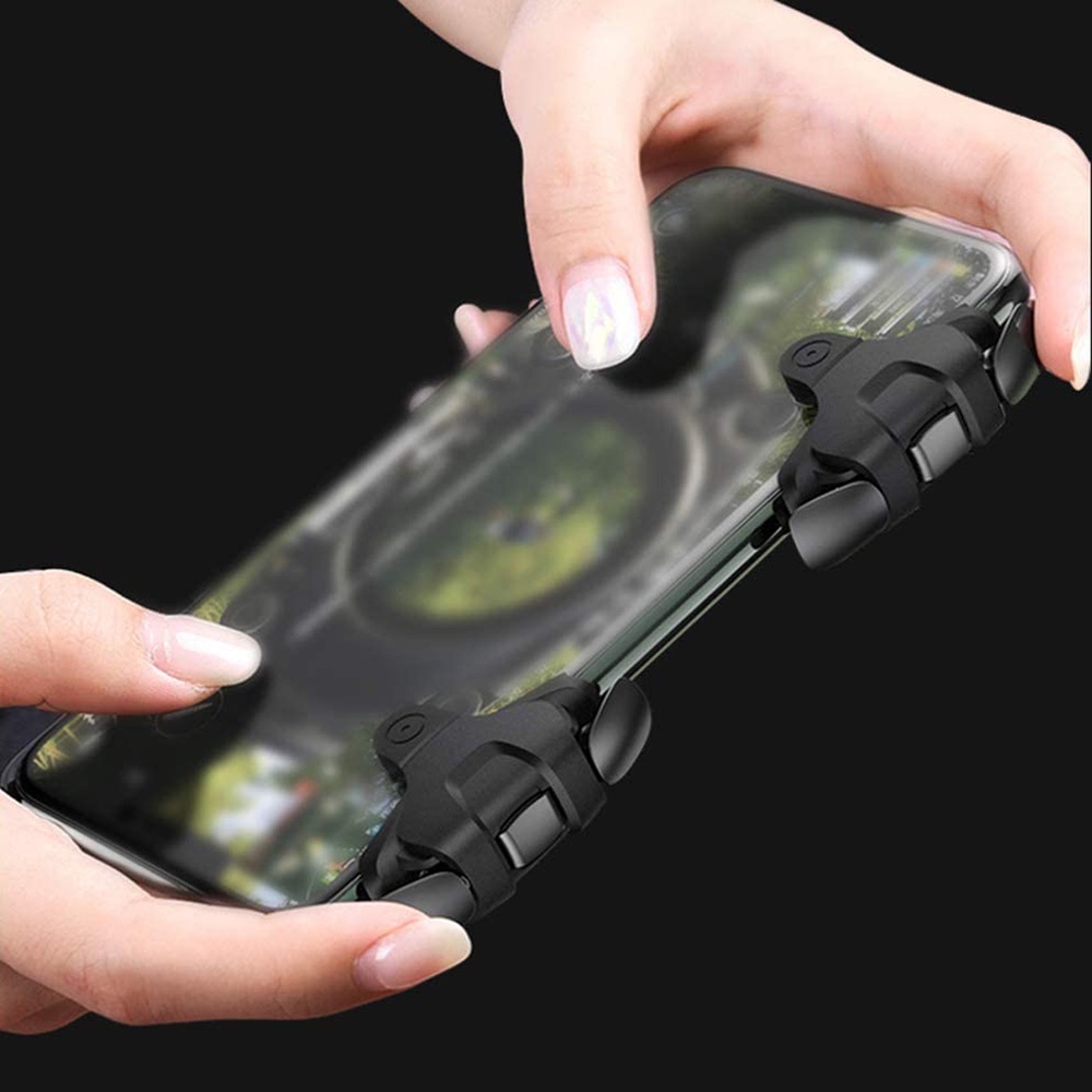 Mobile Game Controller Game Trigger for PUBG/Fortnite/Call of Duty,Shooter Sensitive Controller Joysticks Aim & Fire Trigger. 