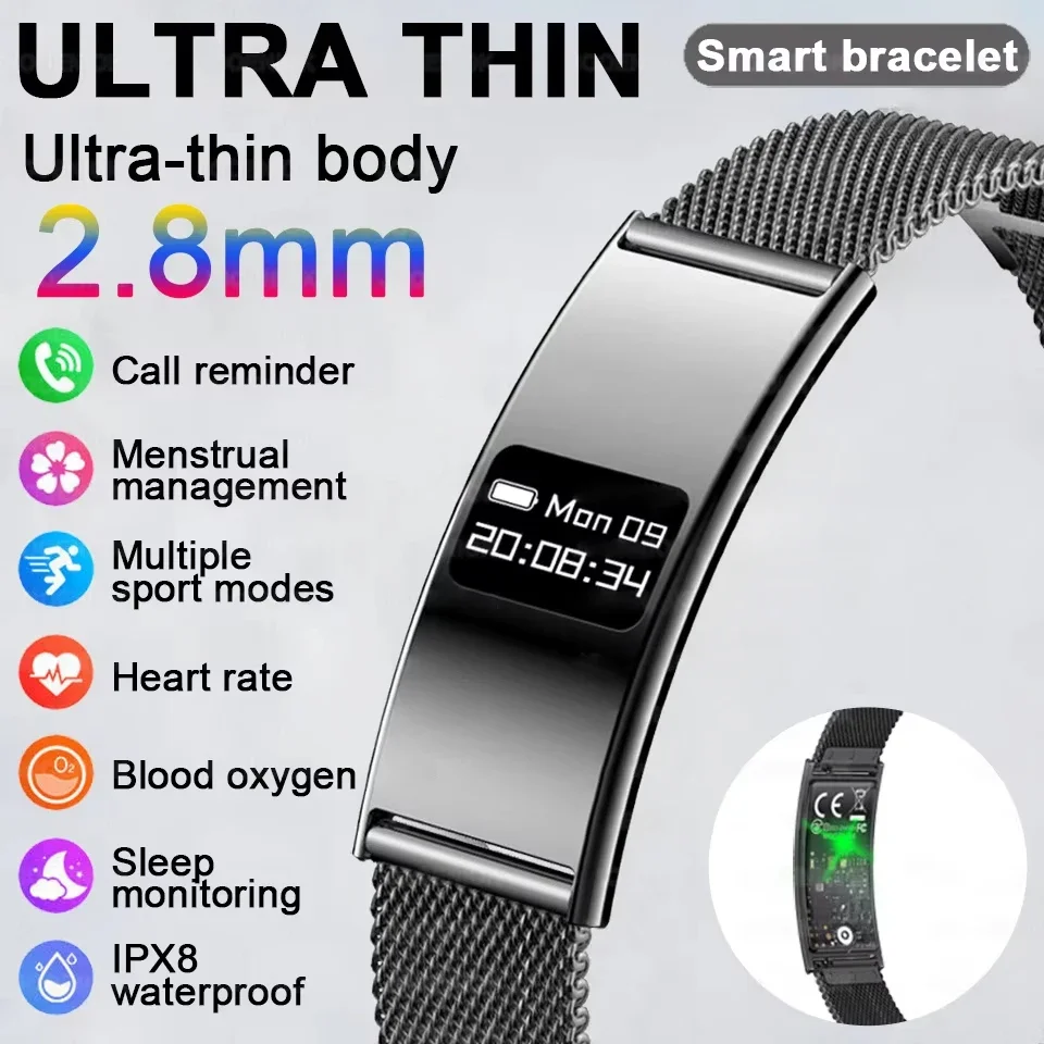 Fitness Tracker Men Women Smart Bracelet Heart Rate Sleep Monitor Health Smart Band Waterproof Sports Smartwatch For Android iOS