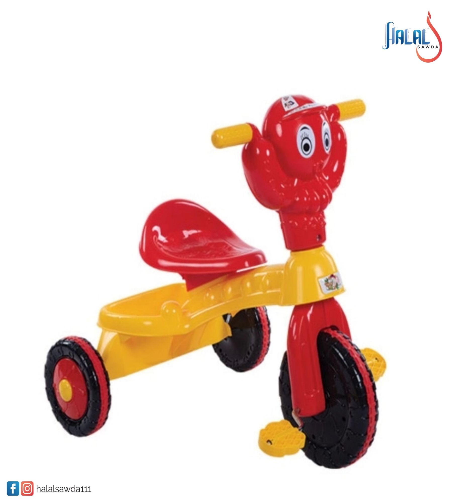 RFL Jim & Jolly Marvel Tricycle Red/Green