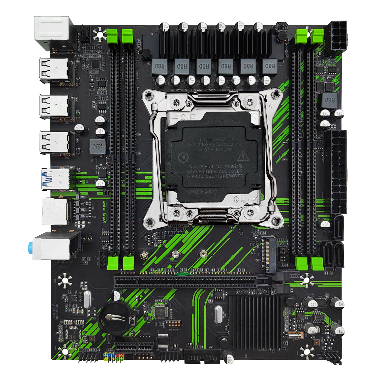 MACHINIST X99 PR9 X99 Motherboard Combo LGA 2011-3 Intel Xeon e5 2640 v3 cpu kit support DDR4 RAM SATA/NVME M.2 Slot USB 3.0. 