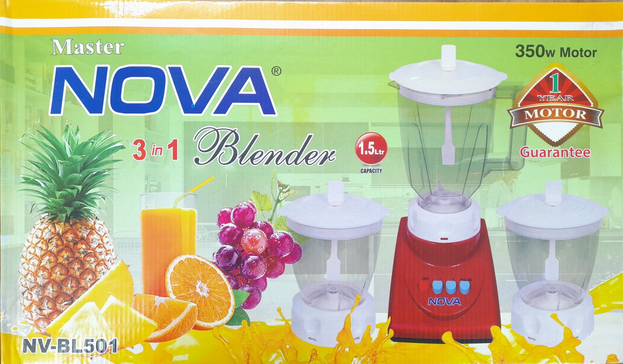NOVA 3 in 1 Blender 1.5 ltr