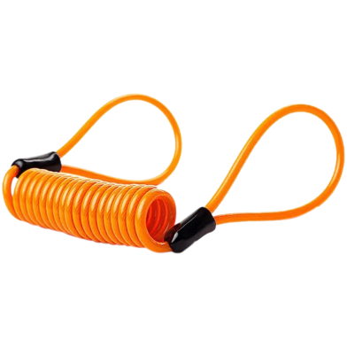 Cable Recordatorio De Bloqueo Para Disco De Freno – Alambre De Acero Con Funda De PVC, Elástico Hasta 120cm, Ideal Para Moto, Scooter Y Bici, Antirrobo Y Seguridad