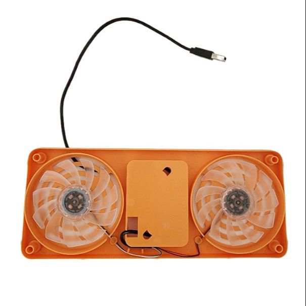 Usb double fan soundless fan. 