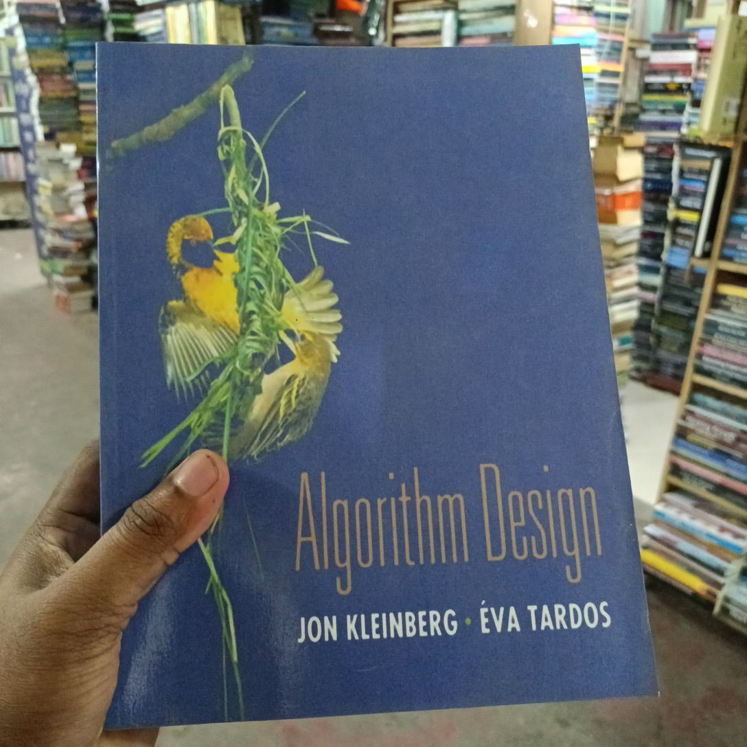 Algorithm Design

Book by Jon Kleinberg and Éva Tardos