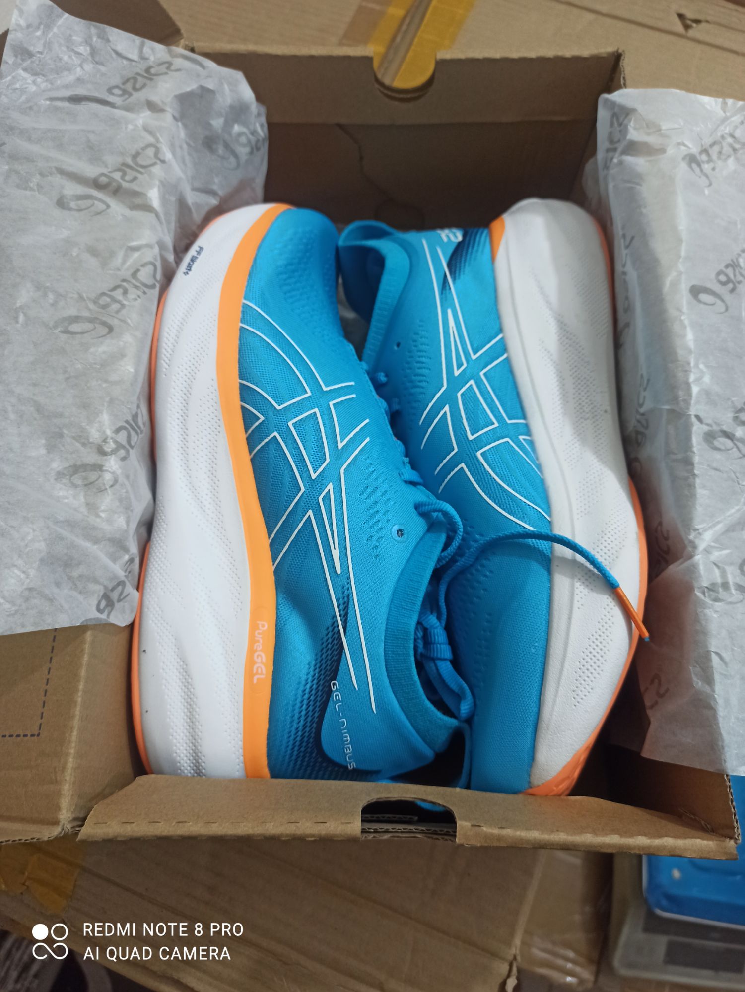 Asics Gel Nimbus 25 running shoes for men. 