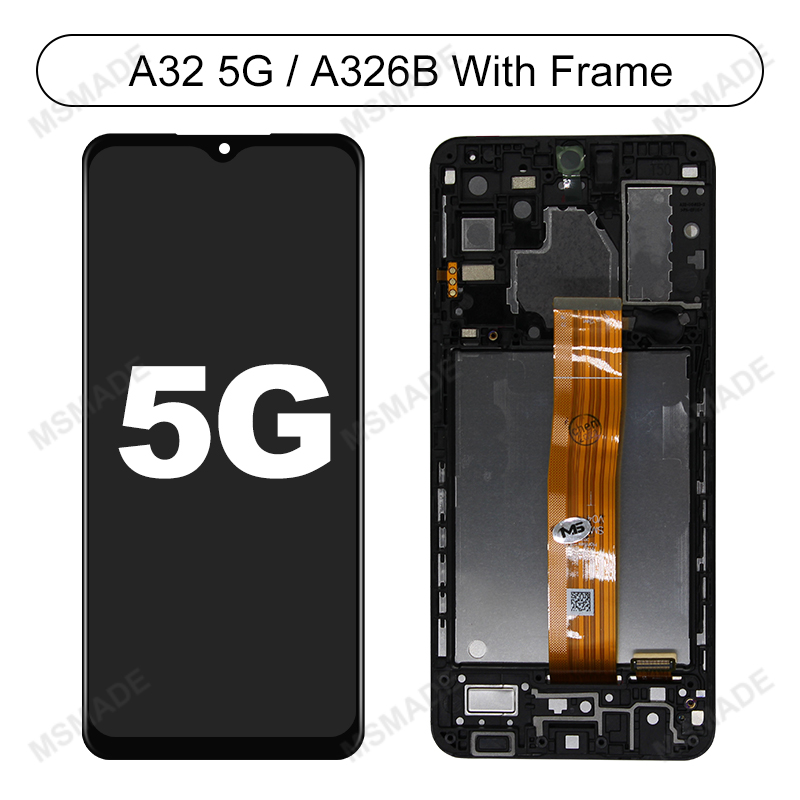 AMOLED For Samsung Galaxy A32 4G LCD SM-A325F SM-A325M Display Touch Screen Replacement For Samsung A32 5G Display SM-A326B. 