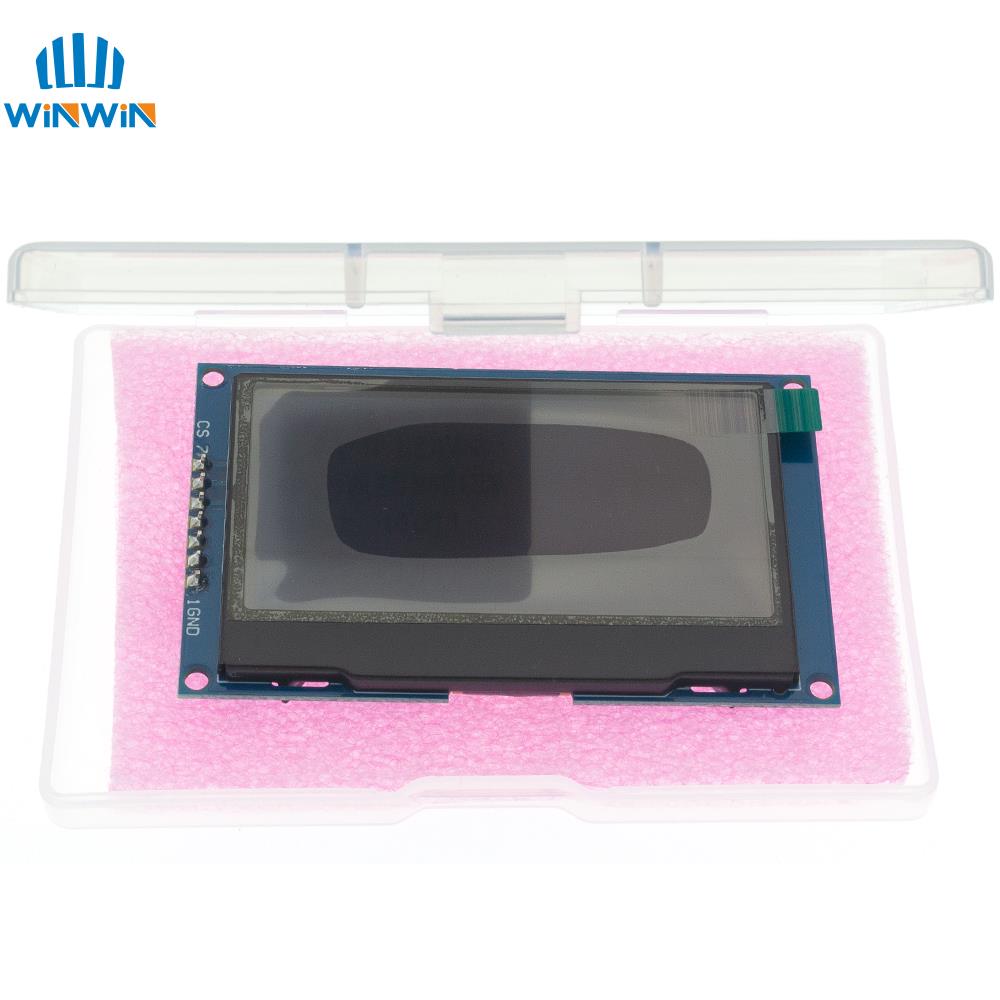 2.4" 2.42 Inch 128x64 OLED LCD Display Module SSD1309 12864 7 Pin SPI/IIC I2C Serial Interface for Arduino UNO R3 C51. 