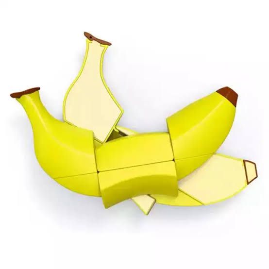 New FanXin Banana Fruit Cube Banana Magic Cube Speed Puzzle Cube Toys Gift. 