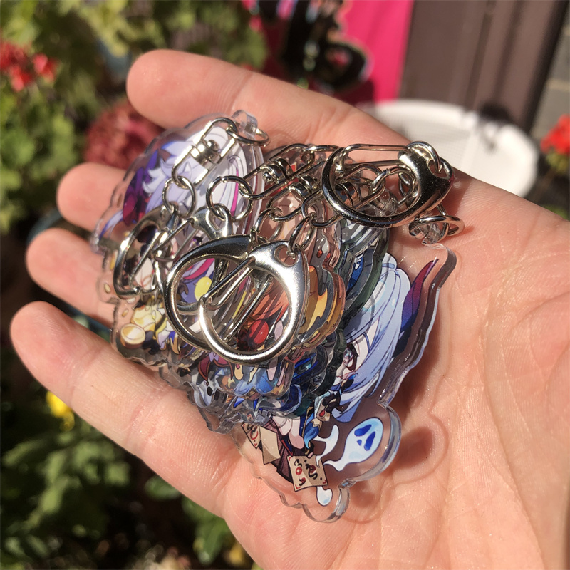 Honkai: Star Rail Yinzhi Jingliu HuoHuo Guinaifen Cosplay Costume Accessories Anime Game Badge Keychain Pendant Prop. 