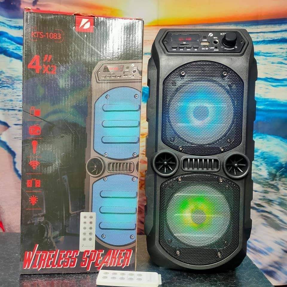 Karaoke Portable Wireless Bluetooth Speaker KTS-1083 With Remote