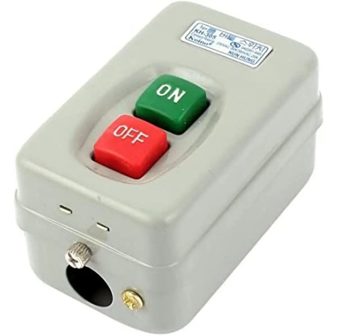 Push Button Switch KH-305 On/Off Koino Switch button for motor pump machine Kohinoor Switch Made in korea