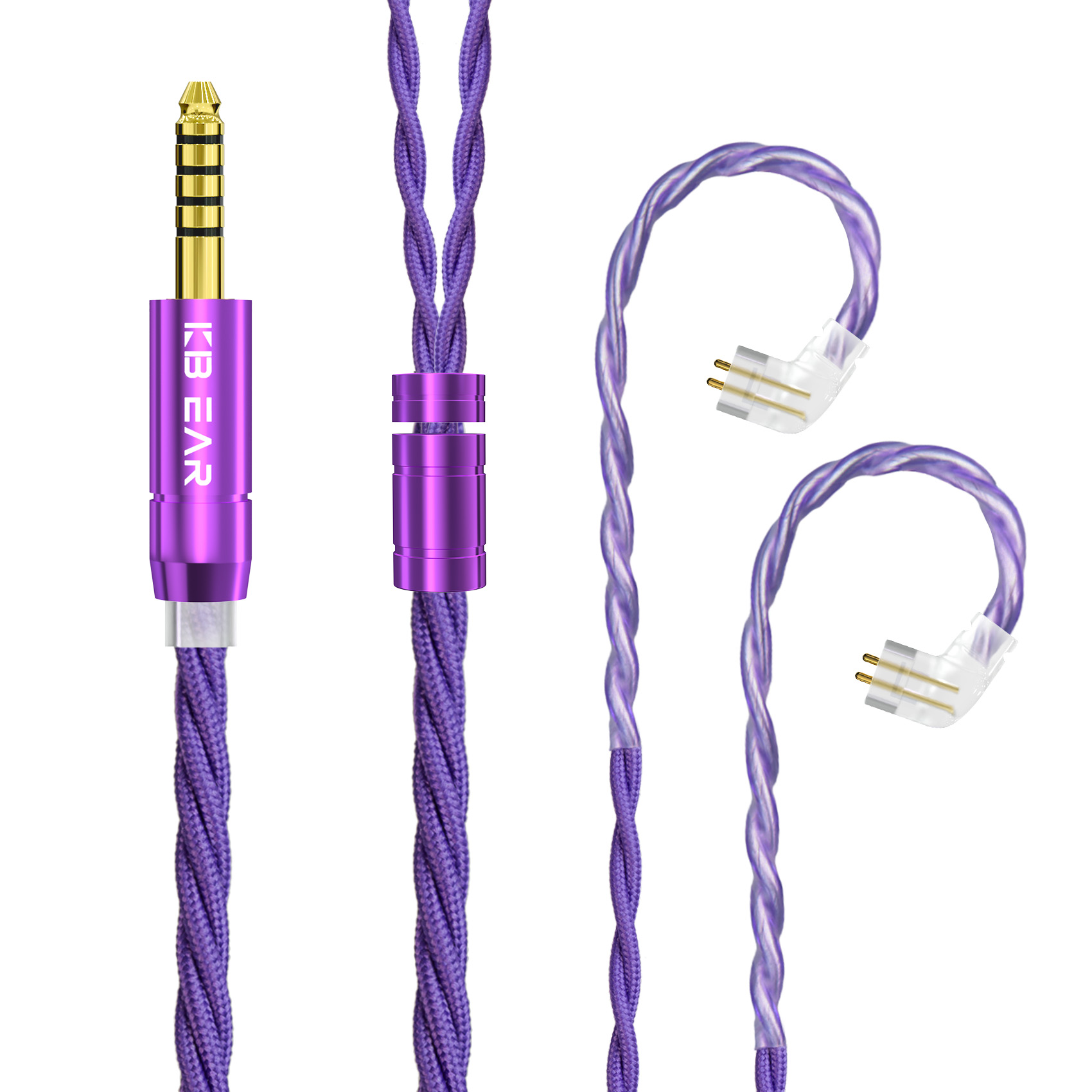 KBEAR ST19 4 core Earbud Replace Wire 5N OCC Earphone Upgrade