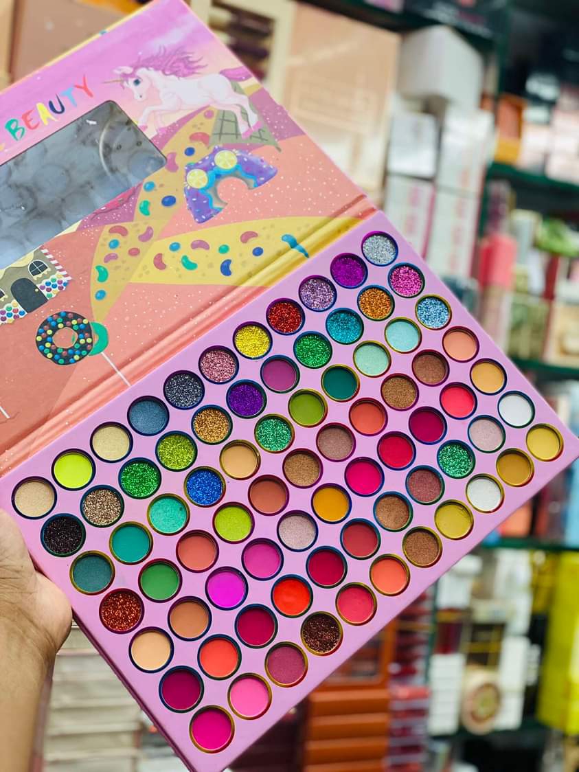 BILLIE Beauty 77 Color Eyeshadow Palette Matte Eyeshadow Glittery Eyeshadow Shimmer Eyeshadow Colorful Eyeshadow