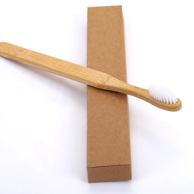 Micro Nano Bamboo Toothbrush 100% Biodegradable Charcoal For Kids And Adults