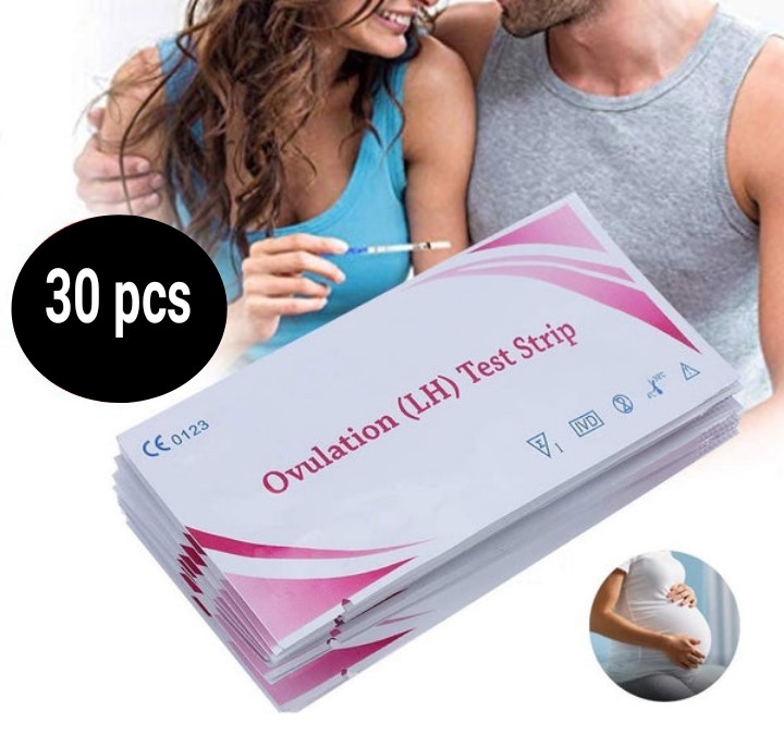 30 Pcs Ovulation( LH) Test kit /  Strip Paper Urine Tester Kit Rapid Display Female Health Tool. Home detection stick kit Ovulation test kits. Conceive Time Finder.