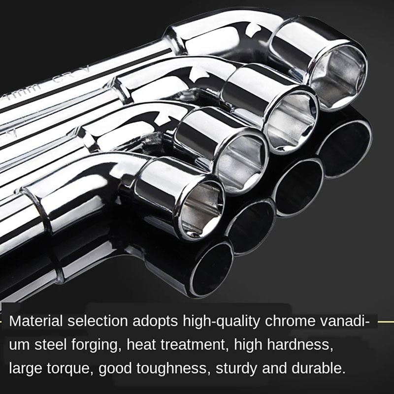 L-shaped Pipe Socket Wrench Car Repair Tool Set  Shaped Hexagonal Spanner Hand Tool Set Wrenchs Car Tool Set. 
