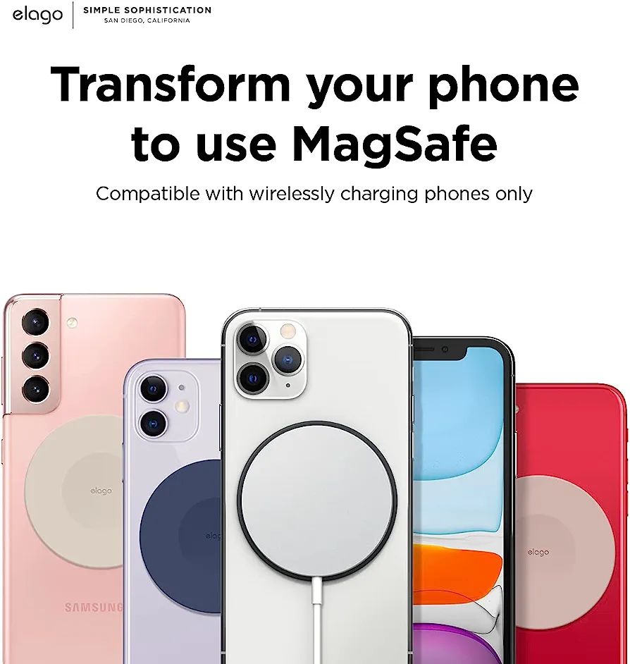 Apple MagSafe Charger - Wireless Charger with Fast Charging Capability, Type C Wall Charger, Compatible with iPhone and AirPods. 