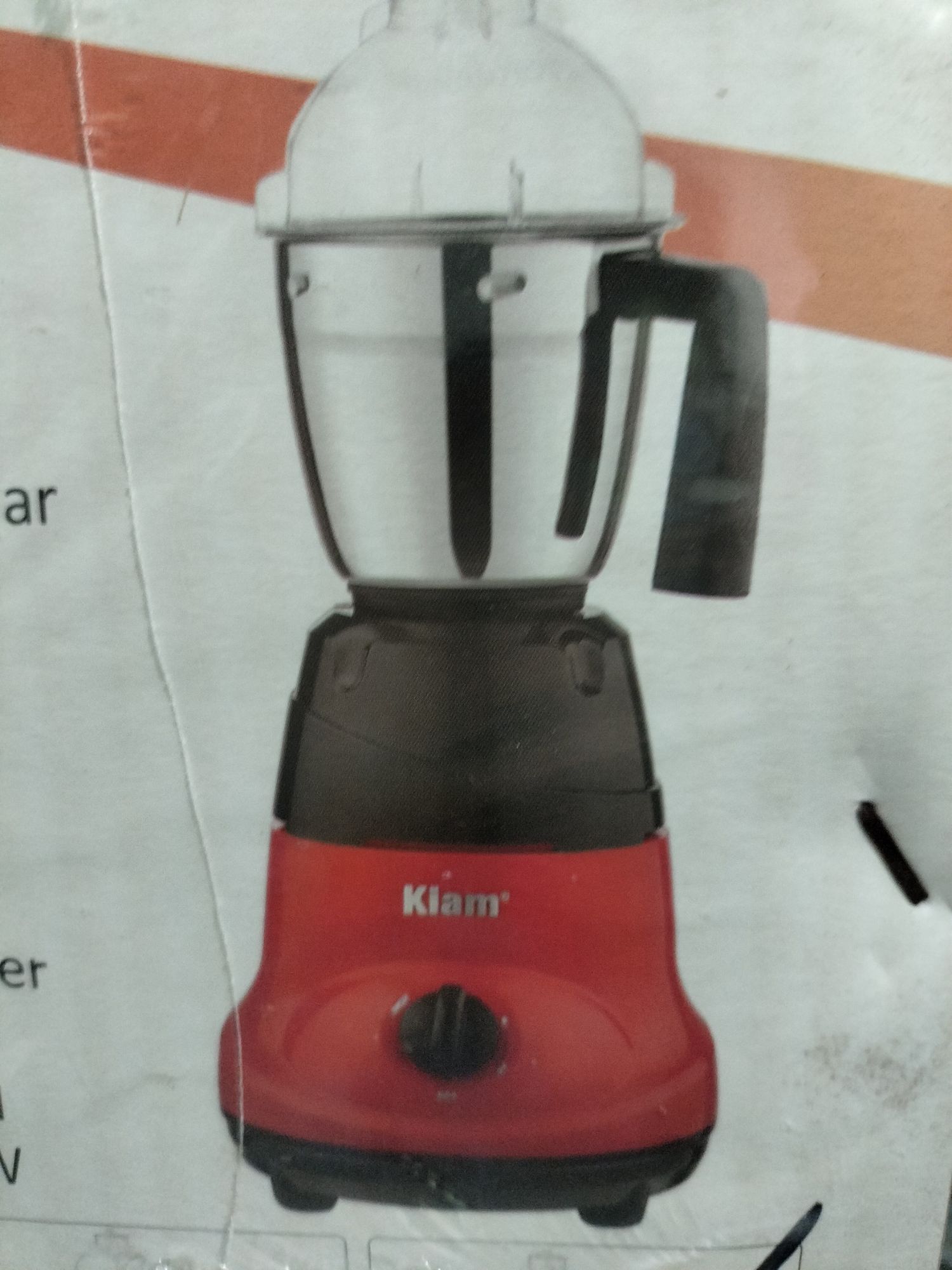 KIAM MIXER GRINDER 3 JARS (750 WATTS) MODEL: BL-1800. 