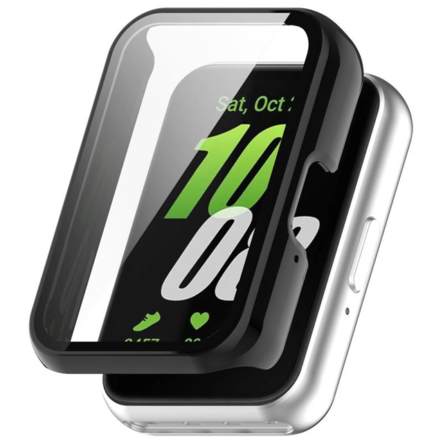 Tempered Glass Case For Samsung Galaxy Fit 3 Full Coverage Cover Screen Protector Bumper For Samsung Galaxy Fit3 Accessories. 