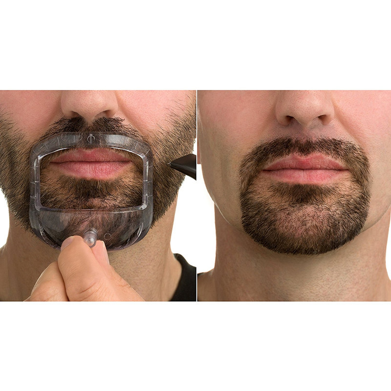 5 PCS/Set Beard Shaper Goatee Mustache Grooming Tool Transparent Face Hair Styling Template for Man. 
