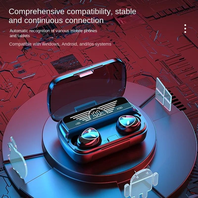 M20 TWS WIRELESS EARBUDS WITH NOISE CANCELLING FEATURE. 