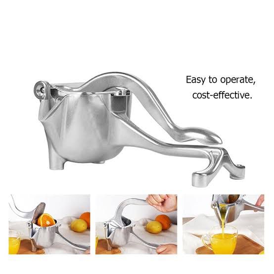 Stainless Steel Manual Hand Press Lemon Juicer Fruit Orange Citrus Juice Tool/Lebu chipa machine. 
