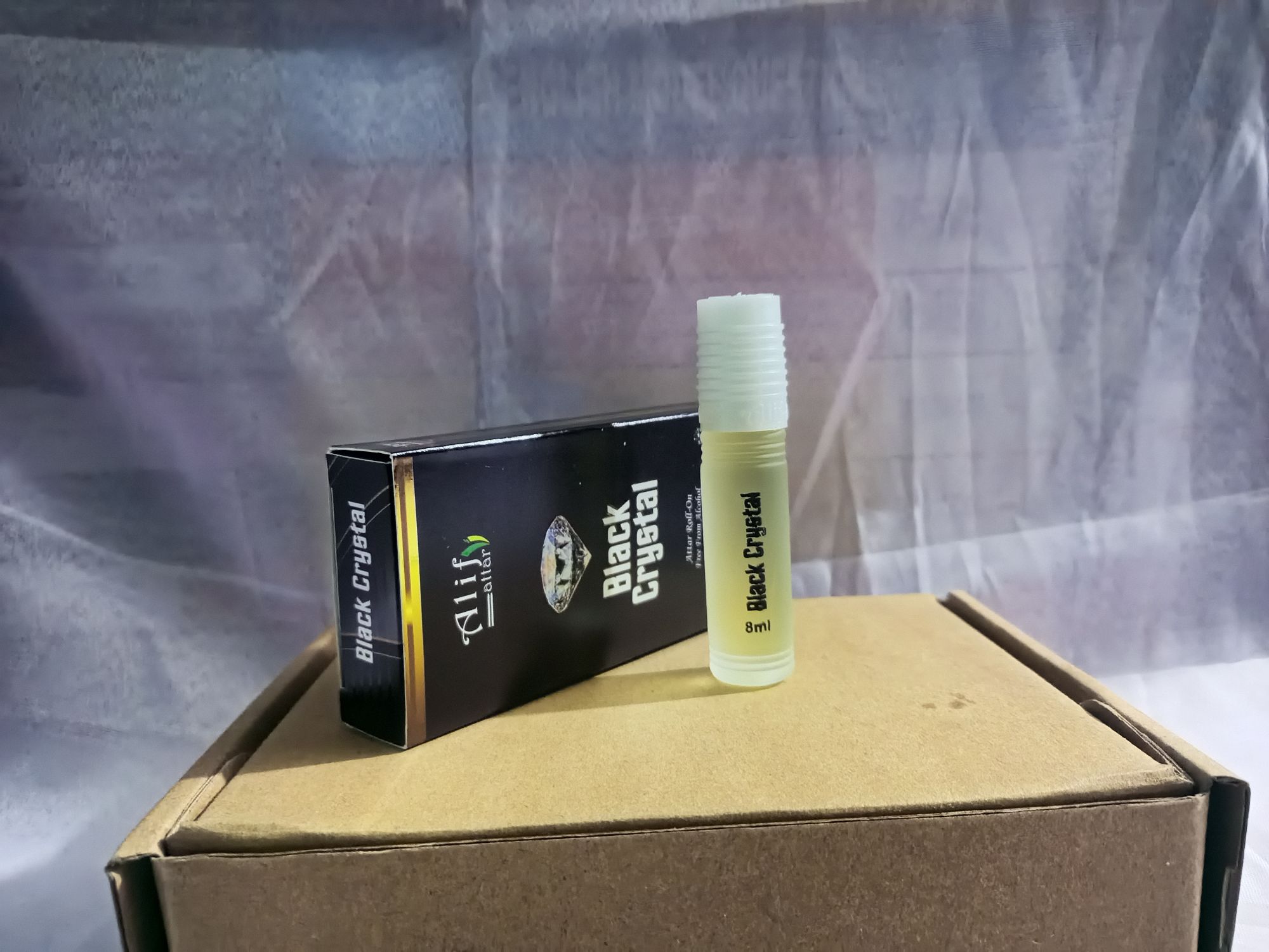Black Crystal attar by Alif (Alif new collection) 8 ml roll on long lasting fragrance.