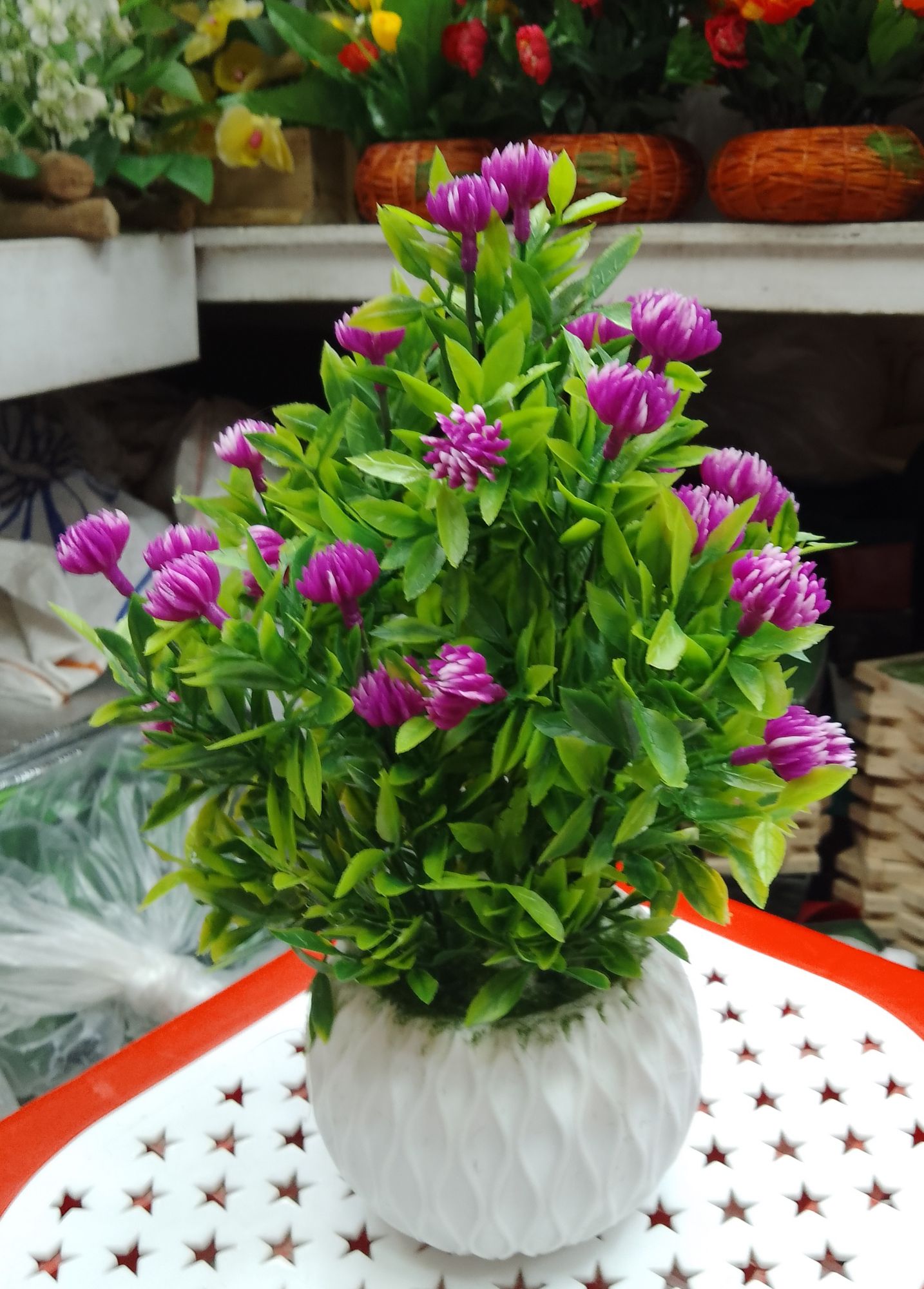 artificial flowers plan with tob